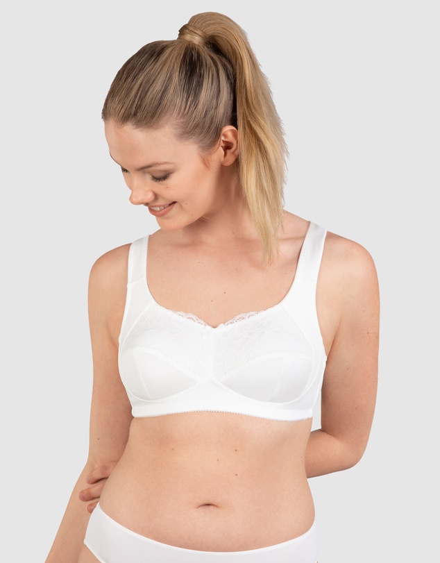 Naturana - Cotton-Lined Pocketed Mastectomy Bra