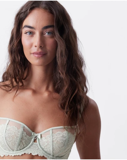 Bras N Things - Bethany Underwire Bra - Light Green