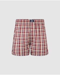 Coast Clothing - 2 Pack Bamboo Boxers In Red