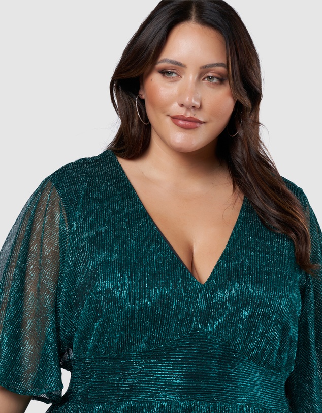 Pink Dusk by Curve Project - Tease Me Maxi Dress