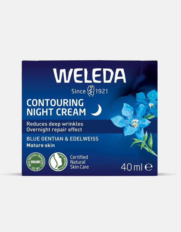 Weleda - Contouring Night Cream - Blue Gentian & Edelweiss, 40ml