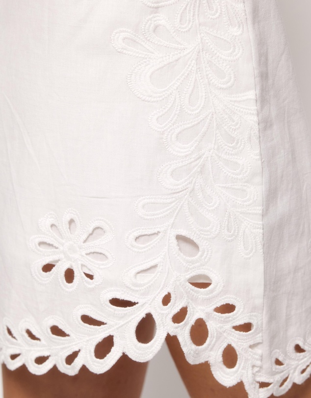 AERE - Adria Broderie Mini Skirt