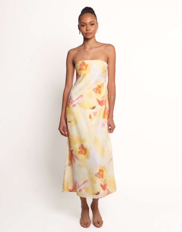 Petal & Pup - Hydra Maxi Dress - Yellow Floral
