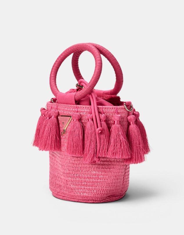 GUESS - Straw Bucket Bag