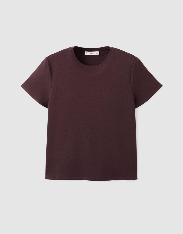 M.N.G - Short-Sleeved Cotton T-Shirt