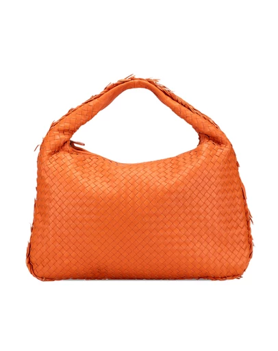 Pre-Loved by Azura Reborn - Pre-Loved Medium Nappa Intrecciato Fuzzy Veneta Hobo