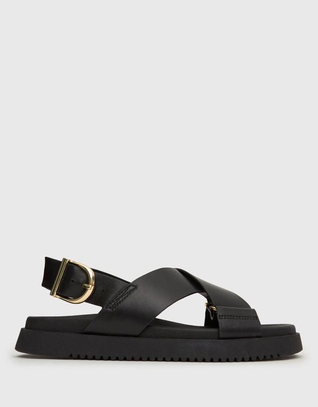 Betts - Myth Crossover Strap Footbed Sandals