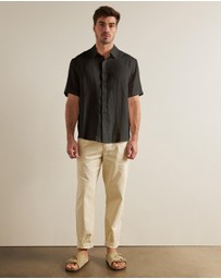 AERE - Euro Resort Linen SS Shirt