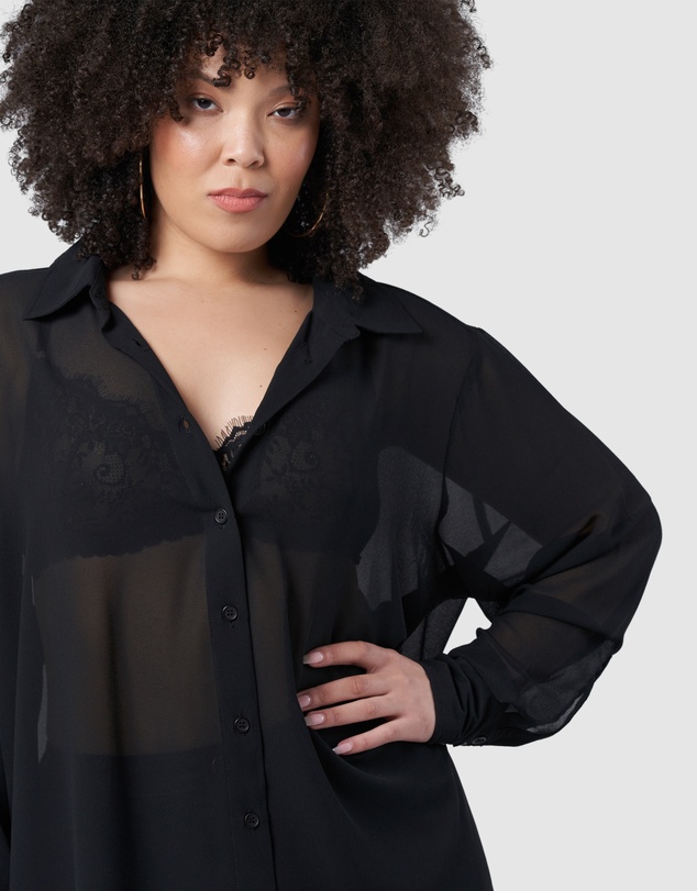 Sunday In The City - Vixen Sheer Shirt