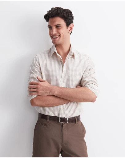 Sportscraft - Thomas Long Sleeve Gingham Shirt