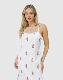 Belle & Bloom - She Blooms Floral Midi Dress