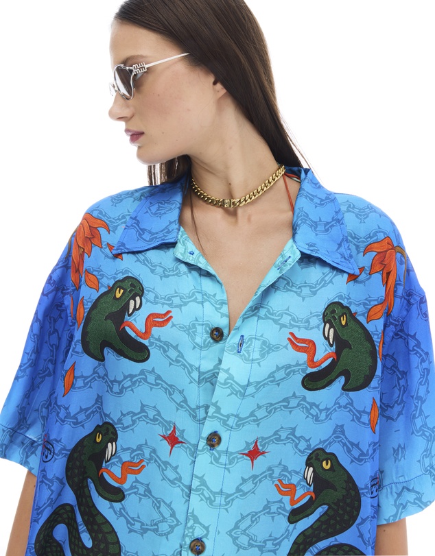 THE TALES - Snake Chain oversized Shirt