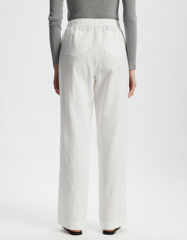 White By FTL - Robin Linen Pants