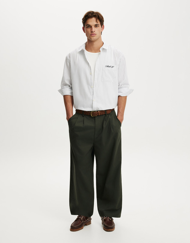 Cotton On - Bedford Long Sleeve Shirt
