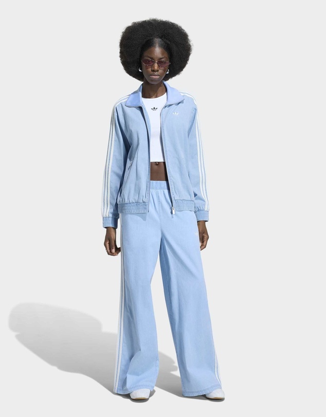 adidas Originals - ADIDAS ORIGINALS SUMMER GLOW LIGHT DENIM FIREBIRD TRACK TOP Womens