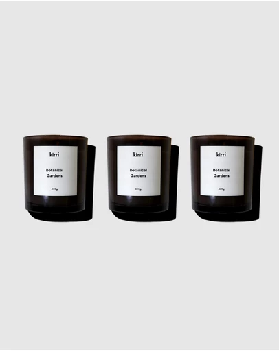 Kirri by Scent Australia Home - Botanical Gardens Candle (400g) Trio