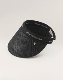 Helen Kaminski - Bianca 12 Raffia Logo Visor