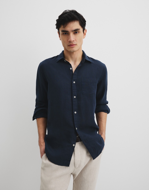 Country Road - Organically Grown Linen Regular Fit Shirt