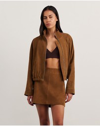 Jag - Ophelia Suede Bomber