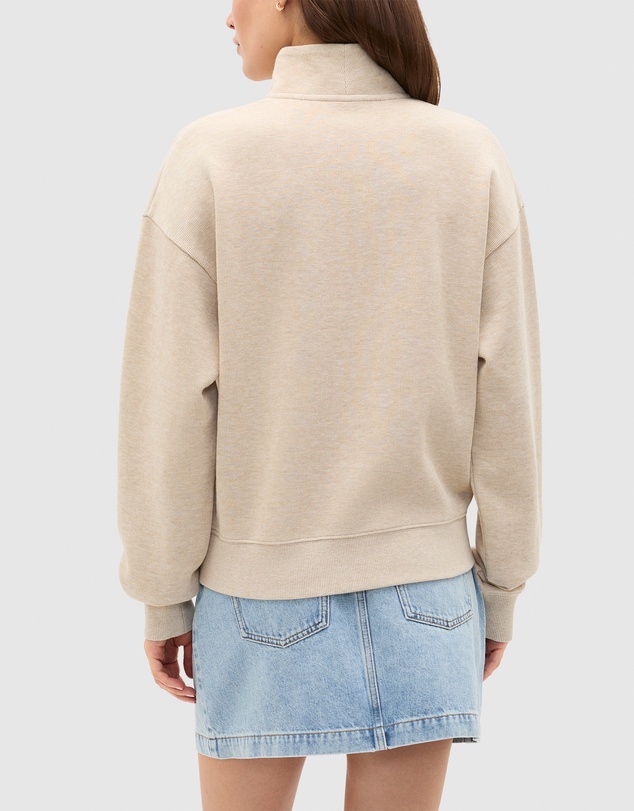 Seed Heritage - Cotton Rib Funnel Neck Sweat