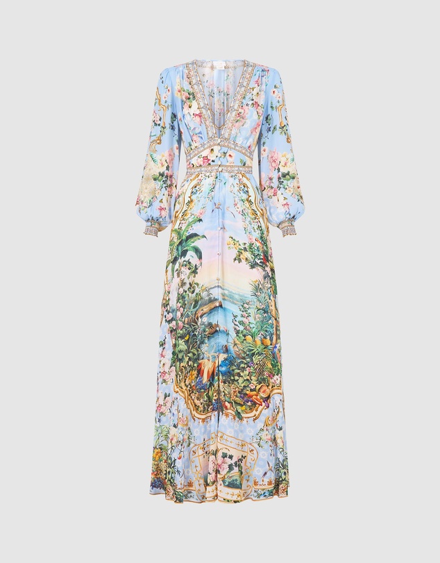 Camilla - Button Dress With Shaped Waistband