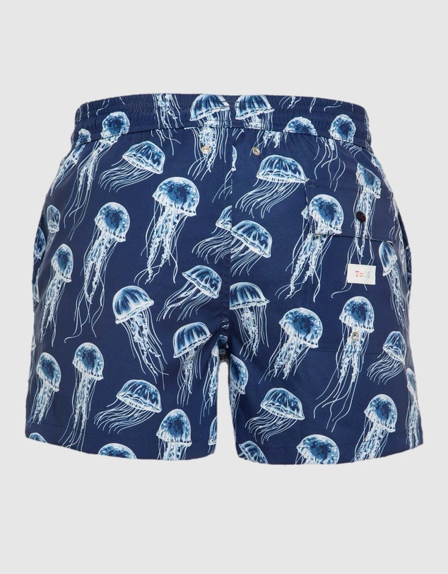 Tolu Australia - Boardshorts with Blue Jellyfish