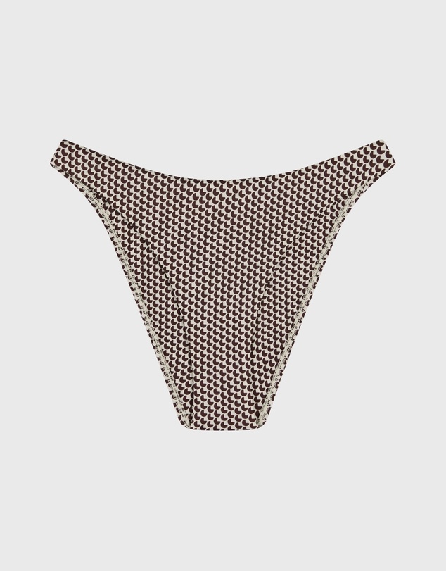 BONDI BORN - Leya Bikini Bottom - Mocha Dot (Embodee™)