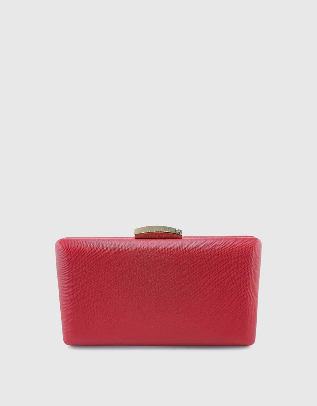 Izoa - Bianca PU Leather Clutch