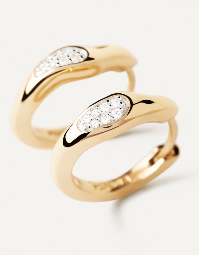 PDPAOLA - Onda Hoop Earrings