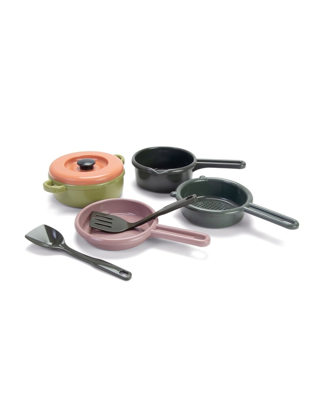 Dantoy - Dantoy - Green Bean - Pot, Sieve & Pan Set - 7pcs