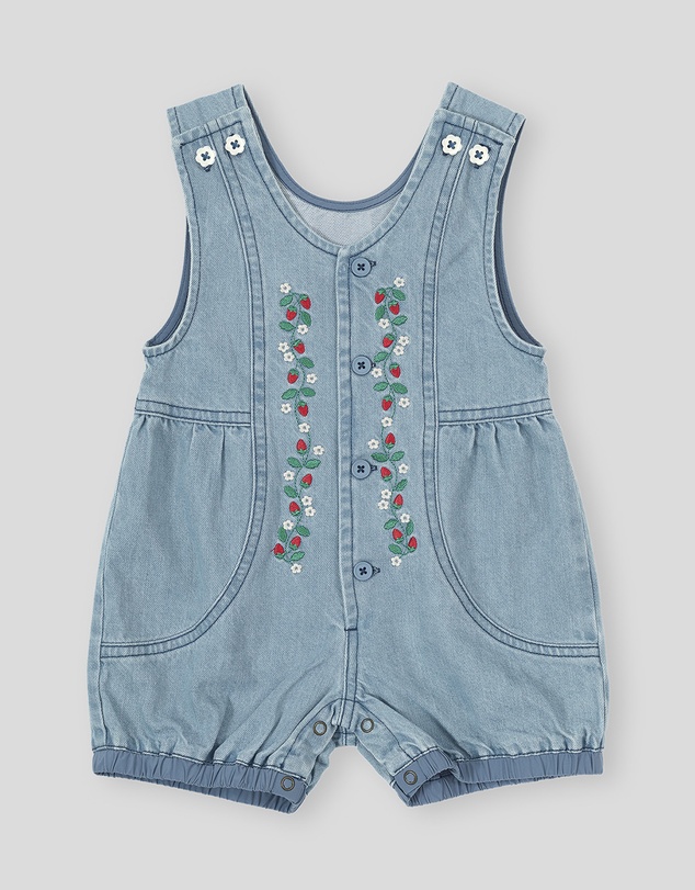 Goldie + Ace - Wild Strawberry Nina Romper - Babies