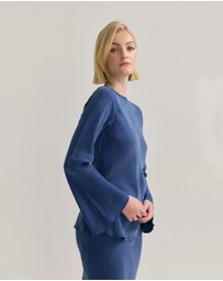 Oxford - Madeline Cupro Top