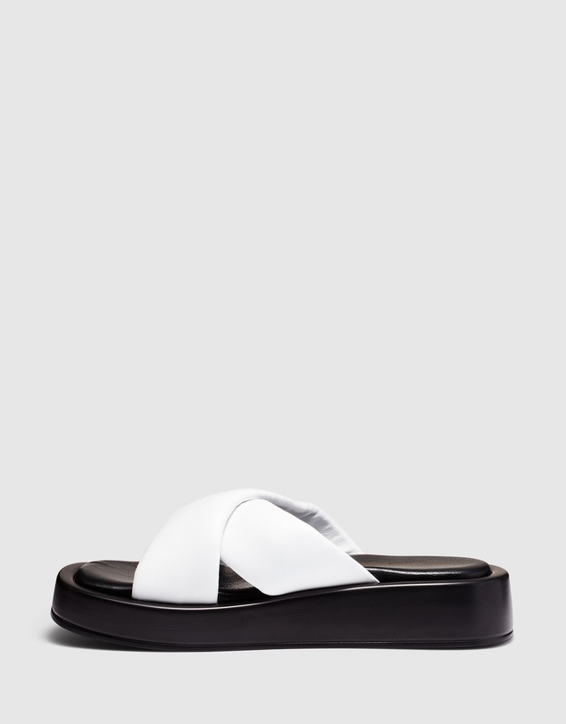 Just Because - Santina Leather Flatform Sandals