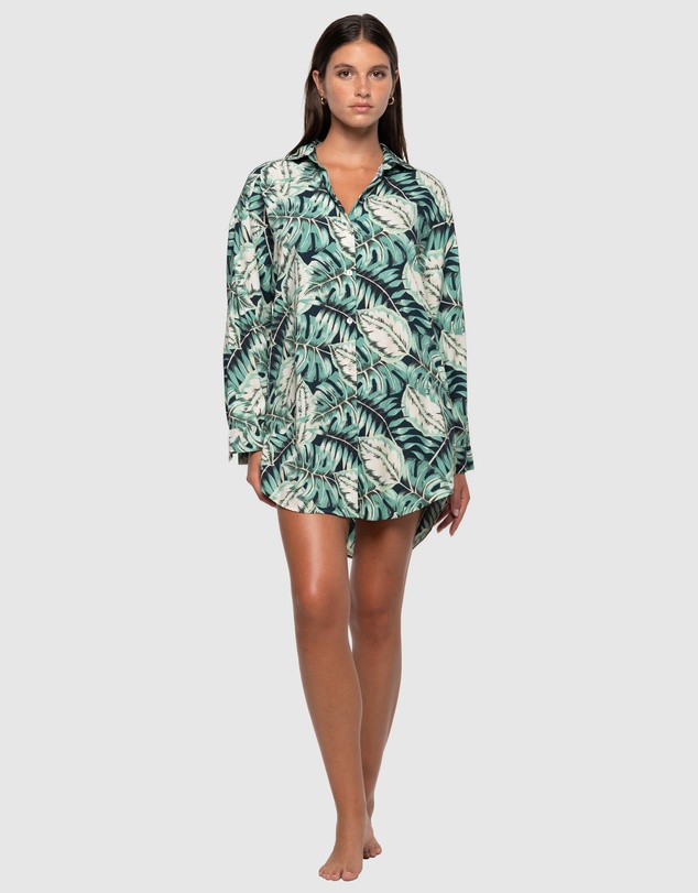 Nip Tuck Swim - Martinique Bronte Button Through Beach Shirt