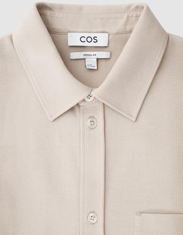 COS - Davey Patch Pocket LS Jersey Shirt