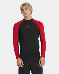 Quiksilver - Mens Everyday Heat Panel Long Sleeve Rash Vest