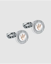 Maserati - Silver and Rose Gold Cufflinks