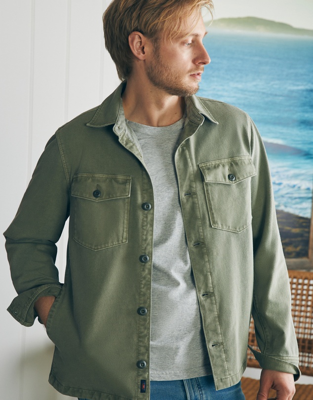 Faherty - Jersey Shirt Jacket