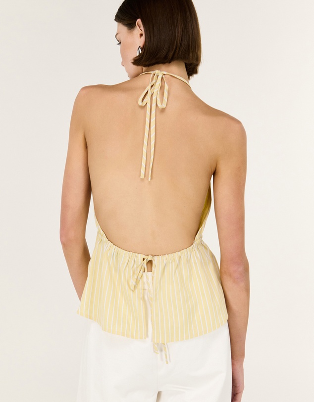 Staple the Label - Zeno Halter Top