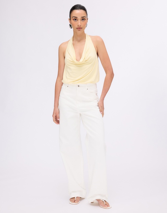 Minima Esenciales - Mollie Jersey Halter Bodysuit