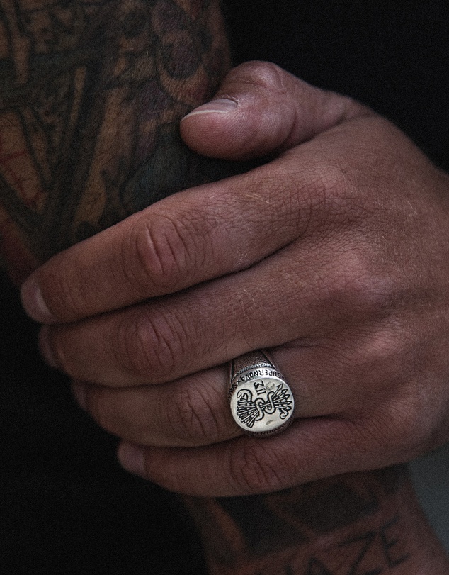 Haze & Glory - ICONIC EXCLUSIVE - Savage Signet Ring in 925 Silver