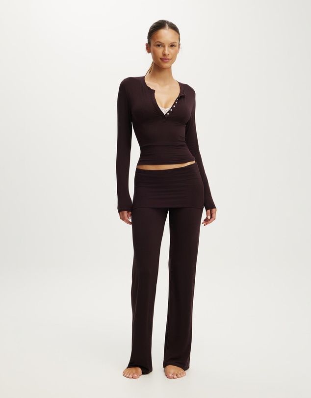 Cotton On Body - Airy Soft Smooth Roll Waist Pant