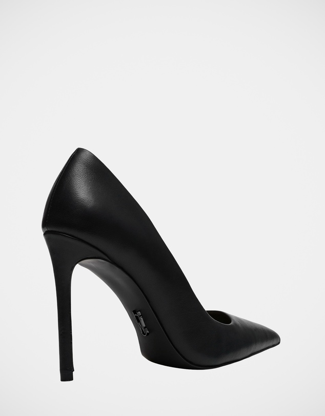 Steve Madden - Eden Black Leather Heels