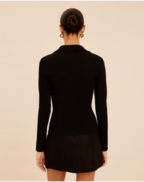 AERE - Tess Button Through Top