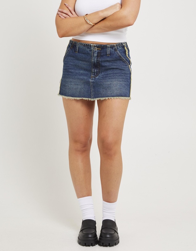 Insight - Manilla Denim Midi Skirt