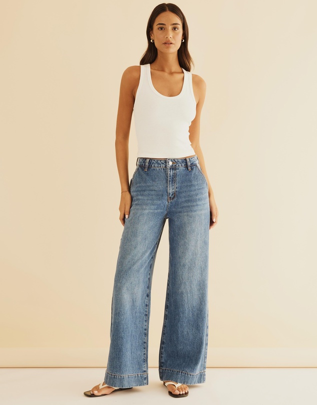Atmos&Here - Sunday Wide Leg Jeans