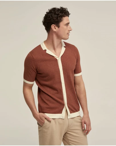 Oxford - Cosmo Knitted Shirt