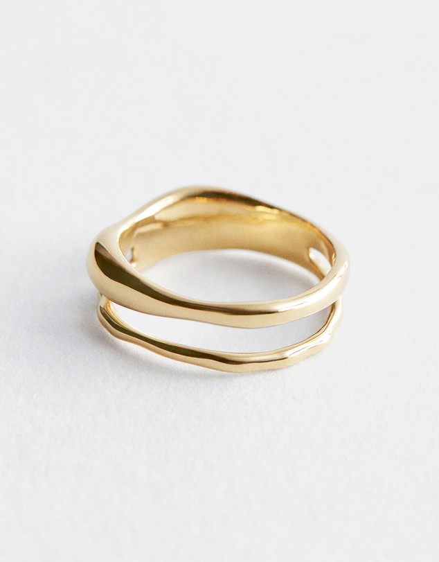 & Other Stories - Sculpted Double-Wrap Ring