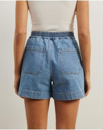 Atmos&Here - Samira Relaxed Denim Shorts