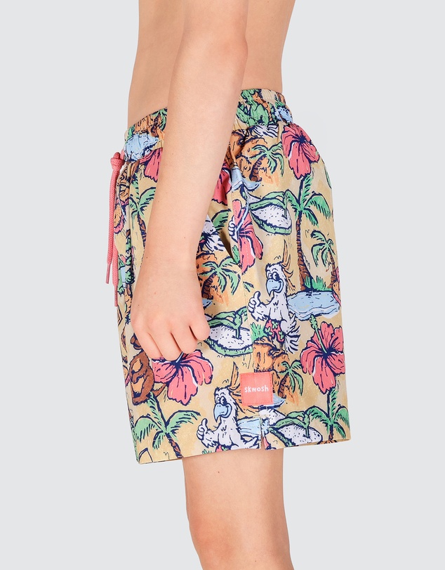 Skwosh - G'day Boys Eco Swim Shorts in Yellow